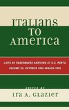 Italians to America, Volume 25