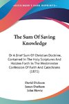 The Sum Of Saving Knowledge