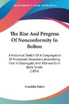 The Rise And Progress Of Nonconformity In Bolton