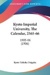 Kyoto Imperial University, The Calendar, 2565-66