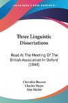 Three Linguistic Dissertations