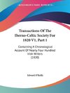 Transactions Of The Iberno-Celtic Society For 1820 V1, Part 1