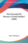 Was Fernando De Herrera A Greek Scholar? (1908)