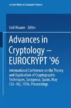 Advances in Cryptology - EUROCRYPT '96