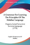 A Grammar For Learning The Principles Of The Malabar Language