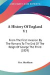 A History Of England V1