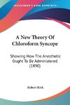 A New Theory Of Chloroform Syncope