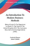 An Introduction To Modern Business Methods