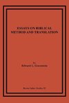 Essays on Biblical Method and Translation