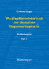 Wortfamilienwörterbuch der deutschen Gegenwartssprache