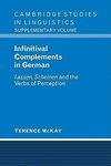 Infinitival Complements in German