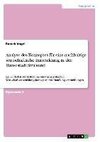 Analyse des Konzeptes für eine nachhaltige wirtschaftliche Entwicklung in der Hansestadt Stralsund