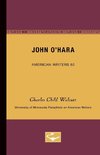 John O'Hara - American Writers 80