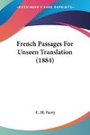 French Passages For Unseen Translation (1884)