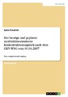 Der heutige und geplante morbiditätsorientierte Risikostrukturausgleich nach dem GKV-WSG vom 01.04.2007