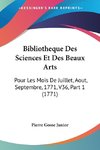 Bibliotheque Des Sciences Et Des Beaux Arts