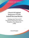 Church Of England Temperance Society, Oxford Diocesan Branch