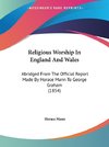 Religious Worship In England And Wales