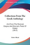 Collections From The Greek Anthology