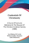 Credentials Of Christianity