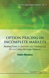 Option Pricing in Incomplete Markets