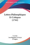 Lettres Philosophiques Et Critiques (1744)