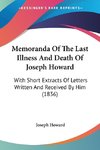 Memoranda Of The Last Illness And Death Of Joseph Howard