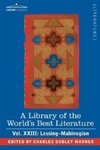 A Library of the World's Best Literature - Ancient and Modern - Vol.XXIII (Forty-Five Volumes); Lessing- Mabinogion