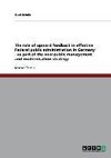 The role of upward feedback in effective Federal public administration in Germany - as part of the new public management and modernisation strategy