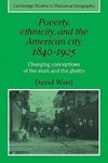 Poverty, Ethnicity and the American City, 1840 1925