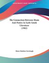 The Connection Between Music And Poetry In Early Greek Literature (1902)