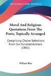 Moral And Religious Quotations From The Poets, Topically Arranged