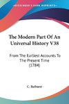 The Modern Part Of An Universal History V38