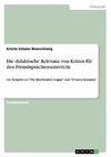 Die didaktische Relevanz von Krimis für den Fremdsprachenunterricht