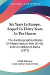 Six Years In Europe, Sequel To Thirty Years In The Harem