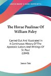 The Horae Paulinae Of William Paley