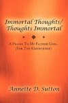 Immortal Thoughts / Thoughts Immortal