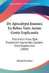 De Apocalypsi Joannea Ex Rebus Vatis Aetate Gestis Explicanda