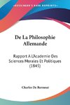 De La Philosophie Allemande