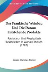 Der Frankische Weinbau Und Die Daraus Entstehende Produkte