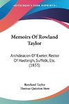 Memoirs Of Rowland Taylor