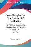 Some Thoughts On The Doctrine Of Justification