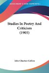 Studies In Poetry And Criticism (1905)