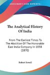 The Analytical History Of India