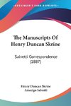 The Manuscripts Of Henry Duncan Skrine