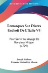 Remarques Sur Divers Endroit De L'Italie V4