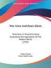 War Aims And Peace Ideals