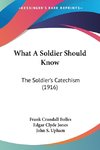 What A Soldier Should Know