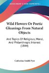 Wild Flowers Or Poetic Gleanings From Natural Objects