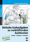 Einfache Sachaufgaben zu verblüffenden Sachtexten